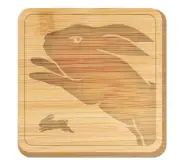 South Sydney Rabbitohs 2024 Bamboo Cheeseboard 35cm x 35cm
