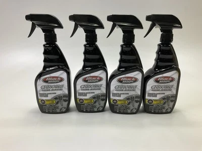 (4) Black Magic 120005 Chrome Wheel Cleaner, 23 Oz. Spray Bottle For Chrome Rims