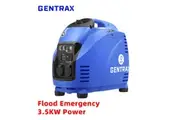 GENTRAX GT3500 Portable Inverter Generator 3500W Max 100% Pure Sine Silent Quiet