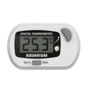 Stick-On Fish Tank Thermometer Reptile Thermometer Hygrometer Digital Thermom...