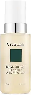 Revive Therapy Hair Scalp Enhancing Foam by ViveLab - Nighttime Care for Scalp, Vegan Formula 3.38 oz