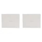 2x Gibson Gifts Guest Book Hardbacked Birthday/Wedding Message Keepsake White