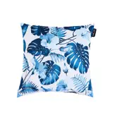 MOJO 45cm Blue Leaf Cushion Cover