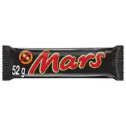 MARS PEANUT FREE FULL SIZE CHOCOLATE BARS- 4x 52g FULL SIZE - FRESH & SECURE