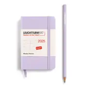 Weekly Planner 2025, Hardcover (Lilac) - A7