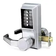 Simplex Kaba LL1011-26D-41 Cylindrical Push Button Lever Nko Lh Us26D, Satin...