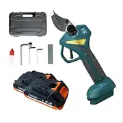 Cordless Pruners, Portable Battery Powered Cordless Pruners, 2000Mah Lithium Battery, Blades Sk5 Carbon Steel, Max Cutting Diameter 45Mm, Garden Branch Electric Scissors XL