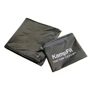 9.8'x9.8' Waterproof Tent Footprint Camping Tarp with 6 Pcs Army Green