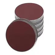 100 Pieces- Velcro 125mm (5") Round Orbital Sanding Discs Sandpaper