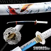 battle ready Japanese Samurai Wakizashi Sword manganese steel blue Blade blade