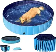 1.8m,Outdoor Backyard Anti Slip Pet Children's Bathtub, Foldable Hard Plastic Super Large Pet Bathtub for Easy Carrying, Suitable for Outdoor Backyard