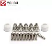 22pcs Miller APT7000 OTC D7000 Plasma Cutter Tips 123898 Electrode 123899 123897
