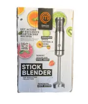 MasterChef Immersion Blender Handheld Stainless Steel Hand 400W Baby Food Soup