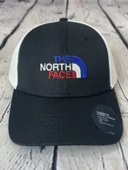 NWT The North Face Snapback Trucker Hat Red White Blue Adult OSFA