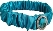 [Cherjoury] Arabian Princess Hair Bands for Cosplay Cartoon Princess Headband Headpiece Birthday Party Photo Booth Props Blue Diamond