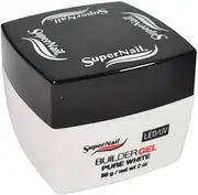 Supernail Led/ Uv Builder Gel Pure White, 2 Fluid Ounce