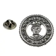 St Edward Disc English Pewter Lapel Pin Badge King England XWTP121