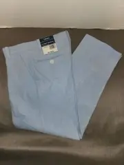 NWT Izod Boys Flat Front Regular Blue Dress Pants Size 8