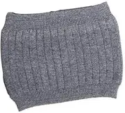 Back Warmer Cashmere Kidney Warmer Winter Elastic Abdominal Warmer Waist Support Belt for Men and Women Grey (M) Back Warmer