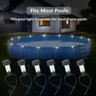 Solar Pool LED Light Swimming Pools Outdoor Fence Decorative Waterpro E49C
