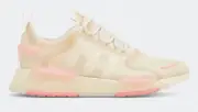 Adidas NMD V3 Women’s Size 7.5 Running Shoe Cream White Pink Athletic Sneaker