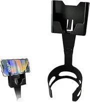 Shutterlily 2-in-1 Car Cup Holder Phone Mount, Adjustable Phone Holder Organiser