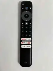 NEW Original TCL Smart Tv Voice Remote RC813 FMB1 Mic with Netflix APPLE TV RS