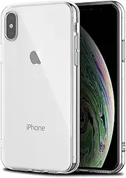 TUDIA Ultra Thin TPU Clear Case Designed for iPhone X/iPhone Xs