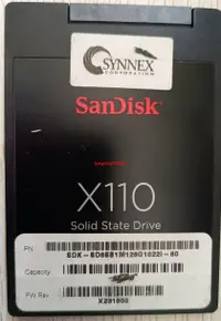 在飛比找露天拍賣優惠-SanDisk/閃迪 X110 128GB 256G MLC