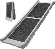 PawStep 50893 Pet Ramp with Soft Traction - Folding, Non-Slip Dog Ramp for Large Dogs up to 300 lbs - Folds from 35 to 68.5 Inches - Portable for Trucks, SUV, Cars