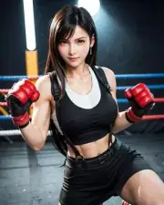 Tifa Final Fantasy 7 Pin-Up Fan Art Print Poster Size A3 JAPAN 297×420mm 303