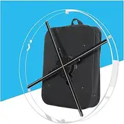 52CM/20.4IN WiFi 576Pcs LED 3D Led Holographic Fan, Hologram Fan Projector, Portable Backpack Display Hologram Projector for Christmas Event Shopping Mall Party Festival Advertising Display