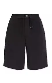 adidas Y-3 Yohji Yamamoto Men's Medium Black Drawstring Bermuda Shorts H63031