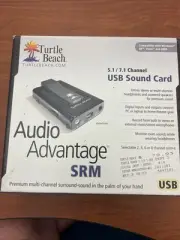 TURTLE BEACH Audio Advantage SRM 5.1/7.1 CHANNEL USB SOUND CARD XP,VISTA & 2000