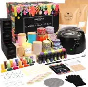 Candle Making Kit with Electric Wax Melting Pot - Perfect for Stylish Home Decor
