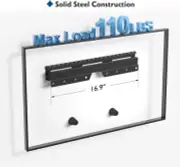 BONTEC No-Stud TV Wall Mount for 26-55 inch LED LCD OLED Plasma Flat/Curved