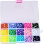 CANIGHT DIY Nail Gems Rhinestone Charms Color Flatback Rhinestones for Crafts Nail Art and Decoration for Beginners and Professionals