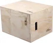 Qianly Wood Plyo Box for Step Up Exercises and Fitness Conditioning