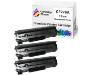 3 Pack Compatible Toner Cartridge Replacement for HP CF279A 79A (1,000 Pages) for HP Laserjet Pro M12 M12a M12w MFP M26 MFP M26a MFP M26nw