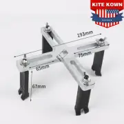 Car 4-jaw Wrench Fuel Pump Lid Tank Cover Remover Spanner Adjustable Hand Tool (for: Peugeot)