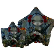 History Art Unseelie Court War Beautiful Angel Girl Towel with Hood