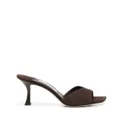 [Jimmy Choo] Jimmy Choo 80mm Skye Mules 37 IT BROWN