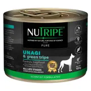 Nutripe All Life Stages Pure Unagi & Green Tripe Wet Dog Food 185g