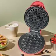 Mini Waffle Maker Nonstick Waffle Iron for Quick Breakfasts Snacks and Desserts