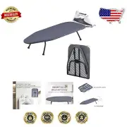 Efficient Foldable Ironing Board with Iron Holder - Slim Design for Easy Storage