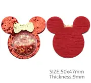 2 pc. Bow Center WHOLESALE Flatback Shaker 1128542 Minnie