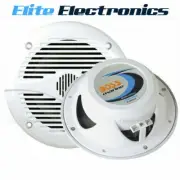BOSS AUDIO MR50W 5.25" WHITE PAIR 2-WAY 150W MARINE BOAT OUTDOOR STEREO SPEAKER