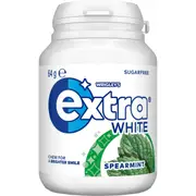 Wrigley's 46 Piece Extra White Spearmint Sugar Free Chewing Gum 64g