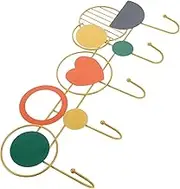 PRETYZOOM Stylish Wall Mounted Coat Rack with Hooks No Drill Installation for Entryway Bathroom Kitchen Versatile Holder for Coats Scarves Bags Purses Timeless Design Build