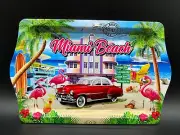 Metal plate Decorative Remote Side Table Miami Beach Decoration Tray